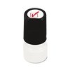 Universal Round Message Stamp, CHECK MARK, Pre-Inked/Re-Inkable, Red UNV10075